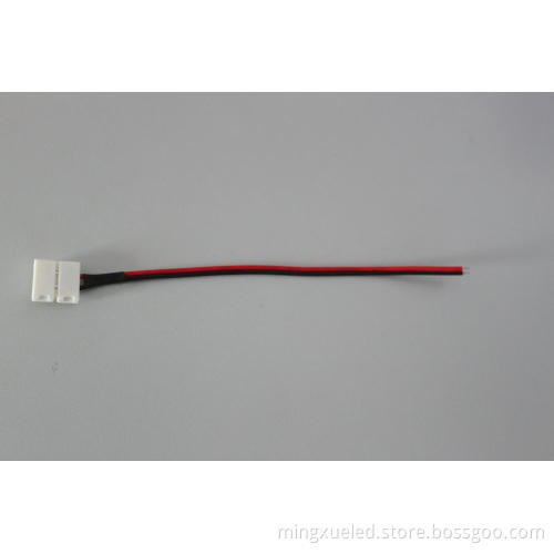 Wide Solderless Connector Single 8mm Strip Connector